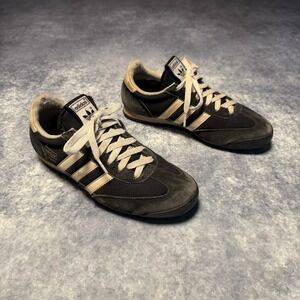 Adidas Dragon Women's Black White Suede Low Top Sneakers Size 8